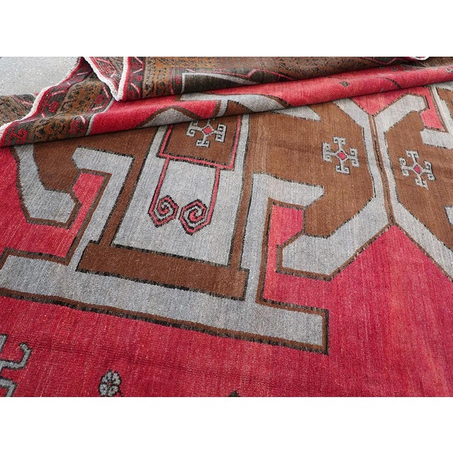 Rose Galerie Shabab Collection Mid-20th Century Turkish Anatolian Room Size Carpet For Sale - Image 8 of 8
