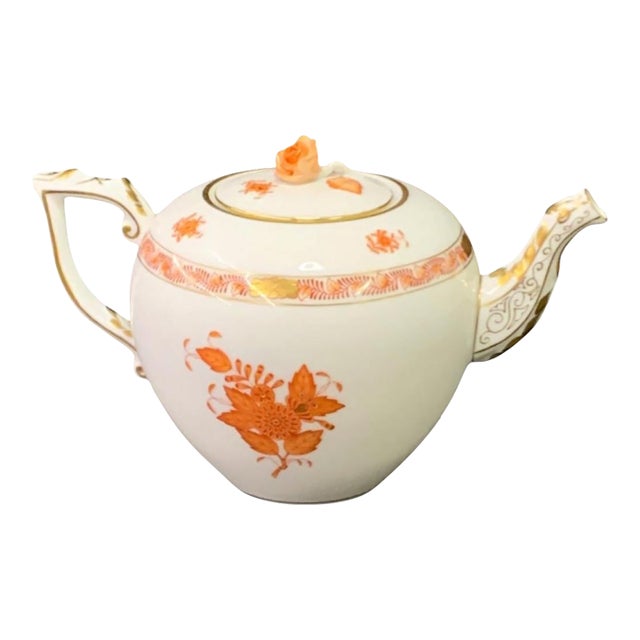 1930s Herend -Chinese Bouquet (Rust) For Sale