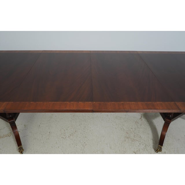 Henkel Harris Model 2276 Mahogany Dining Room Table For Sale - Image 15 of 18