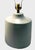 Lotte and Gunnar Bostlund 1960s Large Mid-Century Modern Danish White Glazed Ceramic Table Lamp by Lotte and Gunnar Bostlund For Sale - Image 4 of 7