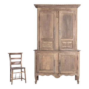 18th Century French Provincial Carved Oak Buffet