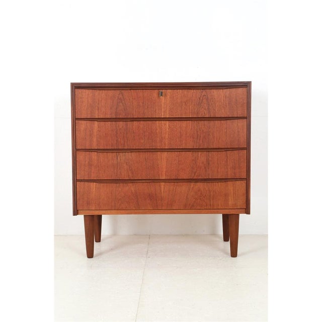 1970s Mid-Century Danish Teak Chest of Drawers, 1960s For Sale - Image 5 of 15