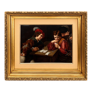 After Caravaggio KPM Porcelain Plaque