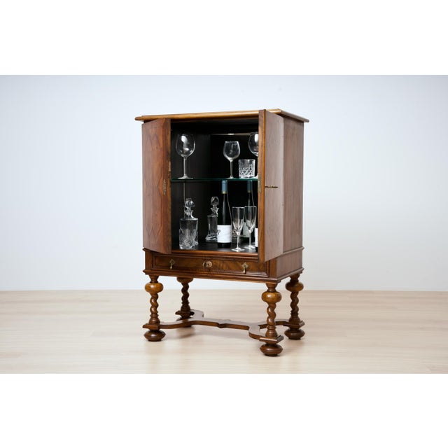 Black Neo-Baroque German Walnut Cocktail Cabinet, 1900s For Sale - Image 8 of 16