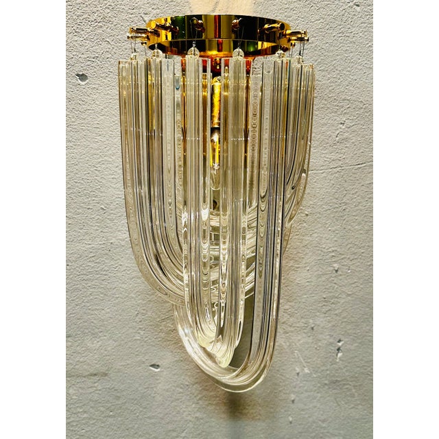Gold Trilobo Wall Light by Paolo Venini for Venini For Sale - Image 8 of 9