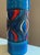 Mid-Century Modern Vintage Aldo Londi / Bitossi Vase With Rimini Blue Red White Onion Glaze For Sale - Image 3 of 7