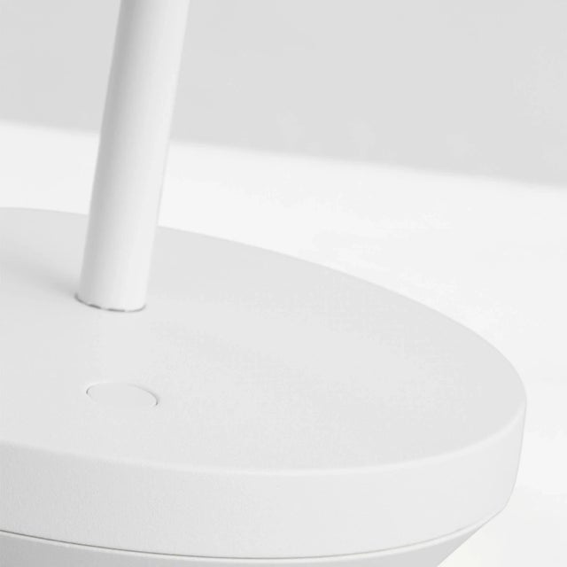 Modern Sean Lavin by Visual Comfort Modern Tepa Accent Cordless/Rechargeable Table Lamp in Matte White For Sale - Image 3 of 9