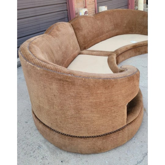 Vintage Marge Carson Large Curved 2 Piece Sectional Chairish