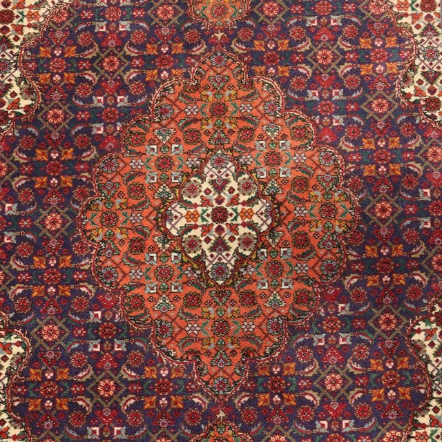 Tabriz Rug in Cotton, Wool and Silk For Sale - Image 4 of 8