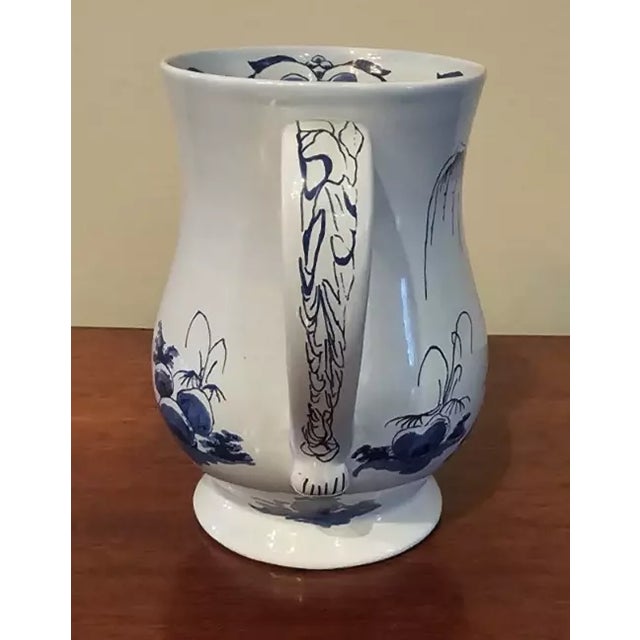 J.J. Pieter Oud Late 20th Century Oud Delft Holland Colonial Williamsburg Hand Painted Bell Shaped Mug For Sale - Image 4 of 8