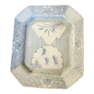 Antique Japanese Blue and White Platter
