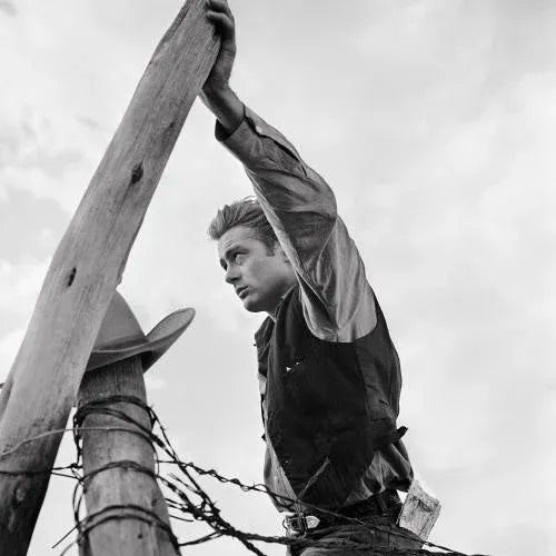 James Dean as Jett Rink in "Giant" Archival Pigment Print- 20" X 20" Inches For Sale