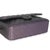 Purple Quilted Iridescent Lambskin Medium Classic Double Flap Bag For Sale In New York - Image 6 of 9