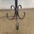 Vintage Spanish Style Wrought Iron Lamp With Leatherette Shade For Sale - Image 10 of 12