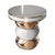 "Gradino" Side Table With Bronze and Stainless Steel, Handmade Bizimyer Furniture. Unmatched. Unrivalled. Designed by...
