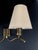 Brass Wall Lamp with Silk Shades, 1930s For Sale - Image 9 of 14