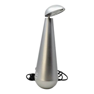 1990s Postmodern "Birillo" Silver Conical Table Lamp by Forma Lighting For Sale