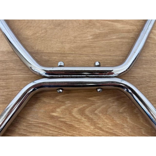 Marcel Breuer Bauhaus Tubular Chrome Steel B8 Stool attributed to Marcel Breuer for Thonet, 1930s For Sale - Image 4 of 10