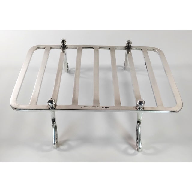 1930s 1930s Christofle Asparagus Holder and Tongs For Sale - Image 5 of 11