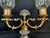 Traditional Pair of Restauration Bronze Ormolu & Cut Glass Candelabra c.1825-1840 Paris France For Sale - Image 3 of 12