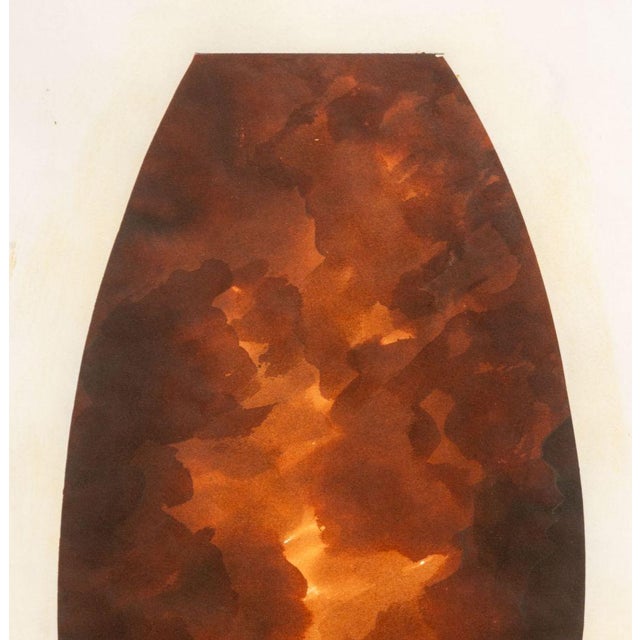 Contemporary Joseph L. Gardella Red Abstraction Mixed Media For Sale - Image 3 of 7