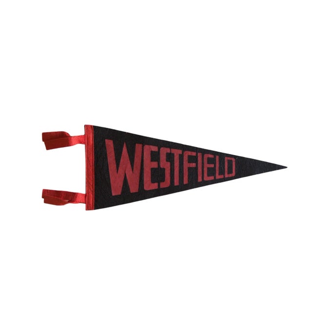 1960s Vintage Westfield Felt Flag Pennant For Sale - Image 5 of 5