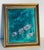 Abstract Floral Original Painting by Elia in antique gold frame.