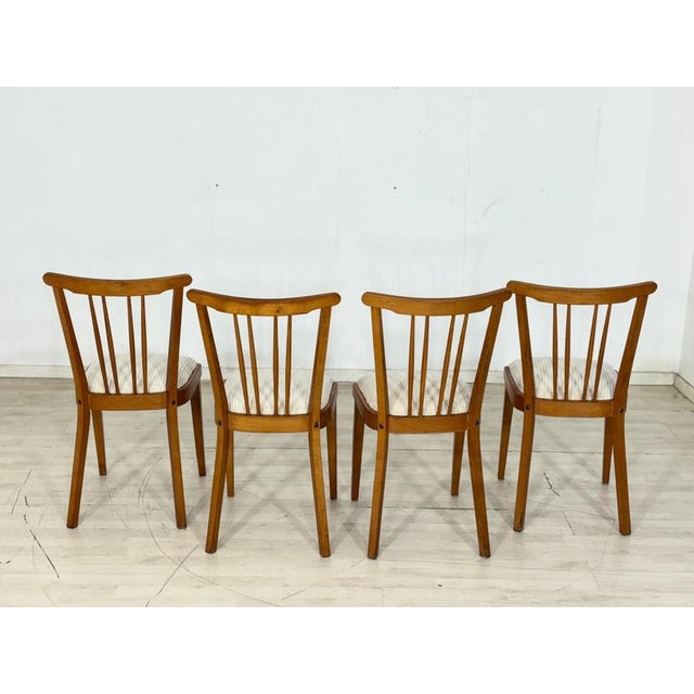 Brown Mid-Century Modern Chairs, 1960s, Set of 4 For Sale - Image 8 of 11