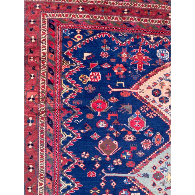 Vintage Afshar Rug, 1940s For Sale - Image 12 of 18