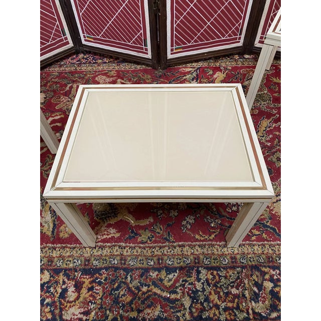 Gold Nesting Tables by Pierre Vandel, 1970s, Set of 3 For Sale - Image 8 of 18
