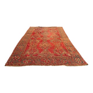 9ft 2in X 14ft 2in Turkish Oushak Antique Area Rug For Sale