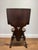 Antique German Black Forest Carved Tiger Oak Drunken Monk Tavern Side Chair For Sale - Image 6 of 11