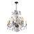 Late 20th Century French Style Twelve Light Crystal Chandelier For Sale