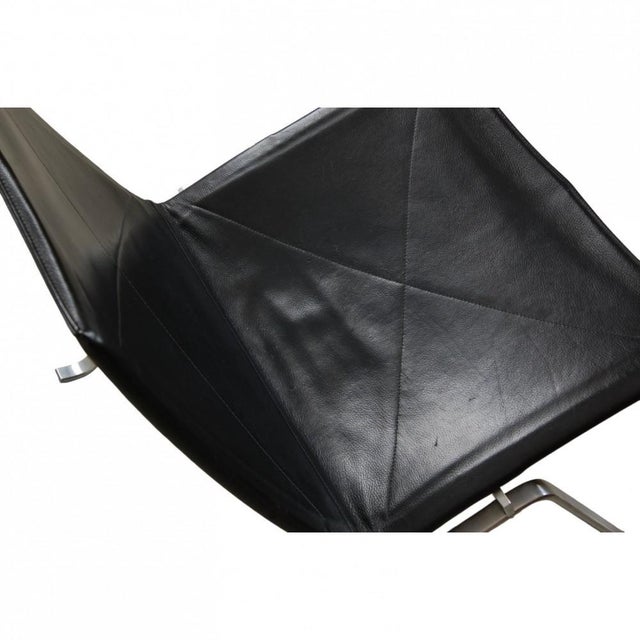 Pk22 Chair in Black Leather by Poul Kjærholm for Kold Christensen, 1970s For Sale - Image 10 of 18