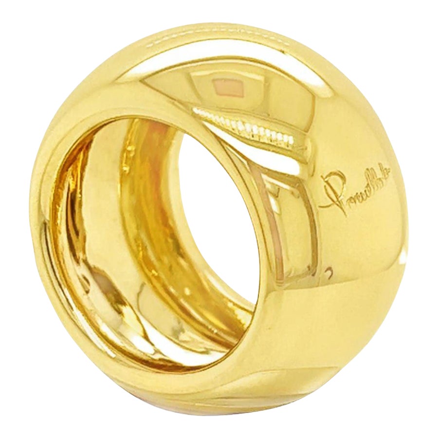 Pomellato ゴールドバングル Mサイズ vintage-pomellato-15mm-wide-