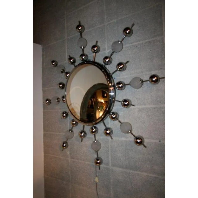 Italian Illuminated Italian Mirror For Sale - Image 3 of 7