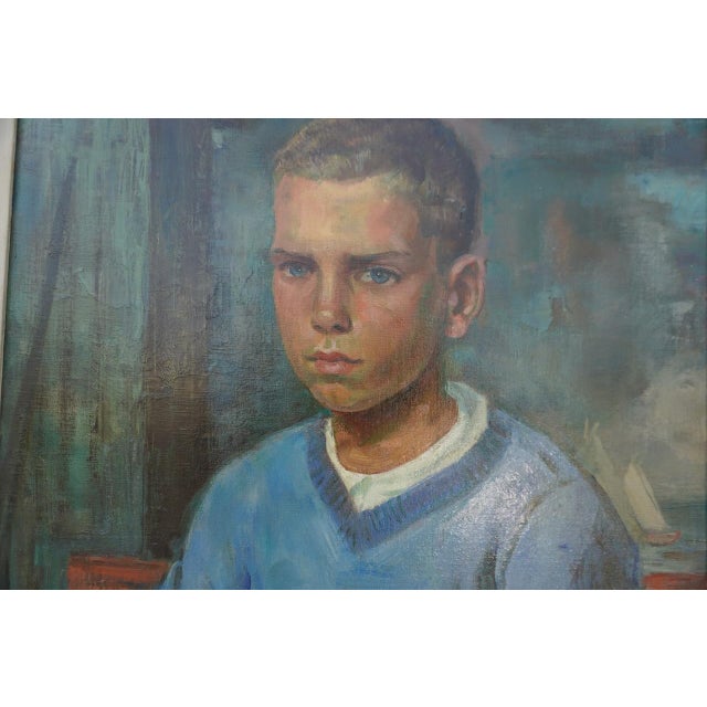 Ejnar Hansen - Portrait of Ricky, c.1937 For Sale - Image 4 of 8