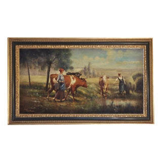 Emilio Pergola, Country Landscape, Oil on Canvas, 2005 For Sale