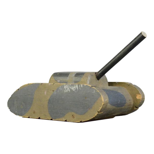 Large Trench Art Tank, 1910 For Sale