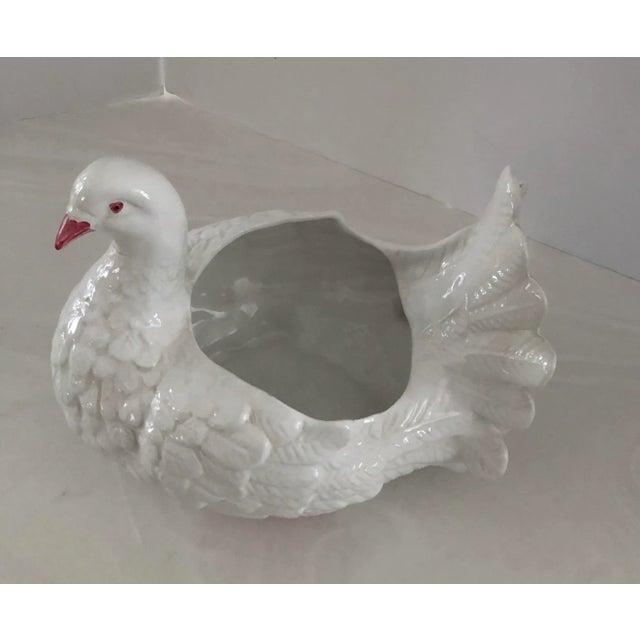 1960’s Italian White Hen Planter For Sale - Image 4 of 9