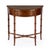 Skilling 31 in. W Specialty Demilune Shape Wood 1 Drawer Console Table, Olive Ash For Sale - Image 9 of 9