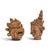 Chinoiserie Mid-20th Century Thai Ramakien-Style Terracotta Character Busts, Pair For Sale - Image 3 of 16
