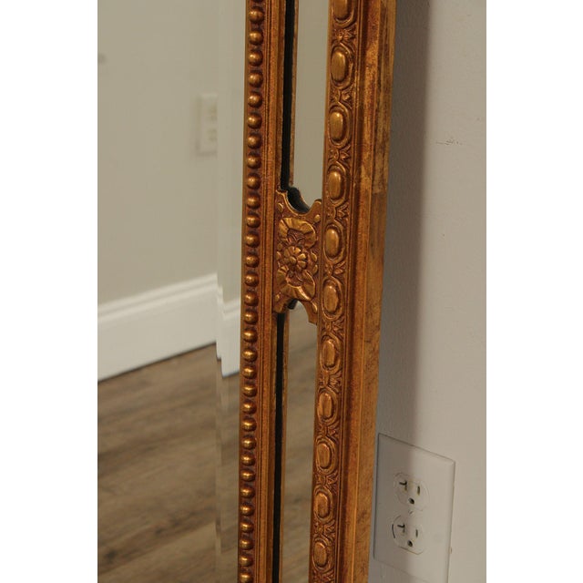 Mid 20th Century Large Ornately Gilt Carved Wall Mirror For Sale - Image 9 of 18
