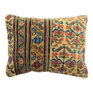 Zabihi Collection Tribal Kurdish Rug Pillow For Sale