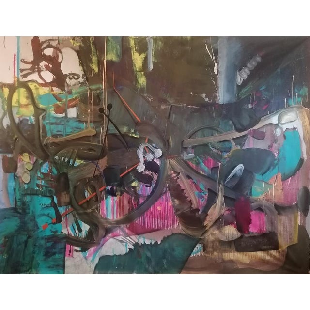 Stefano Mazzolini, Odessa, 2023, Acrylic & Oil on Canvas For Sale - Image 16 of 16