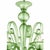 Mid-Century Modern Contemporary Venetian Green Murano Glass Chandelier 8 Arms For Sale - Image 3 of 4