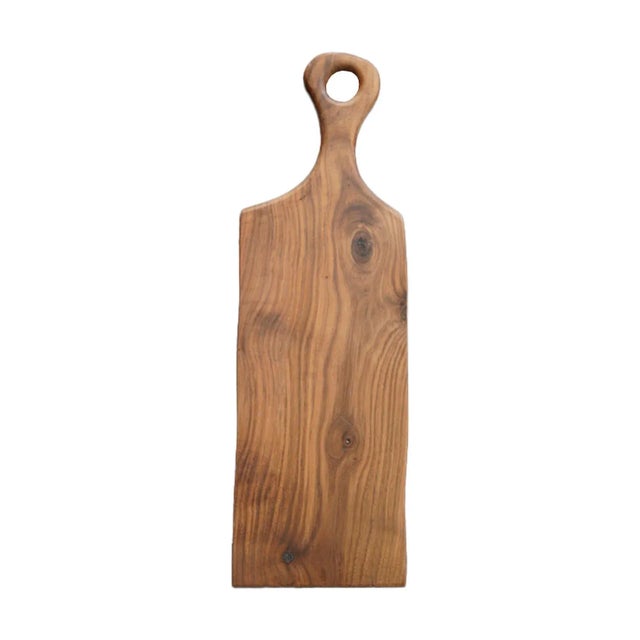 Long Walnut Serving Board For Sale - Image 4 of 4