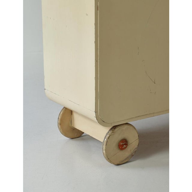 Scandinavian Modern Sideboard or Cabinet on Wheels, 1930s For Sale - Image 12 of 17