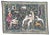 French Aubusson Style Needlepoint Tapestry with Medieval Design, 1970s For Sale