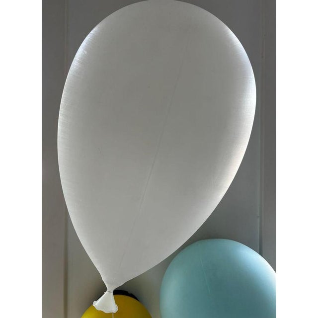Balloon Wall Lights by Yves Christin for Bilumen, Italy, 1980s, Set of 3 For Sale - Image 4 of 8